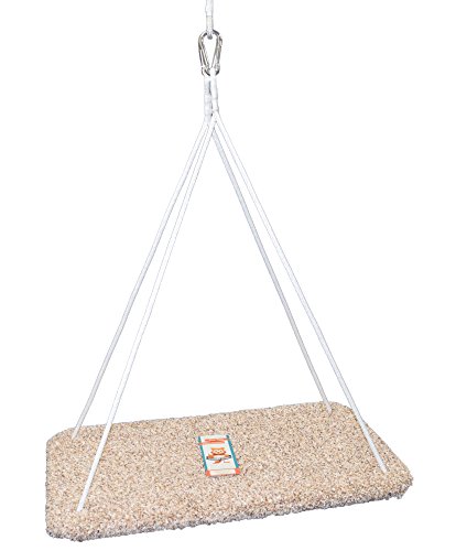 Platform Swing (Rectangle) - Special Need Therapy Use - Hand-Crafted from 100% Baltic Birch - Carpeted - 19