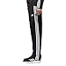 adidas Men's Athletics Essential Tricot 3-Stripe Pants, Black/Black, Small