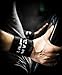 WOD Wear Wrist Wraps for Powerlifting, Strength Training, Bodybuilding, Cross Training, Olympic Weightlifting, Yoga Support - One Size Fits All (Gray/Black Stitch)