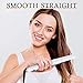 MOCREO Hair Flat Iron, 2 in 1 Straightening Iron and Curling Iron, Nano Titanium Straightener for Hair Professional, Flat Iron-Straightening-Curling-Iron-Straightenerthumb 1