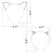 Cat Ears Headband Rhinestone Cat Headbands Crystal Hair Hoop Women Girls Kids Party Decoration Headdress Cosplay Costume Headwear Halloween Makeup Handmade Headpiece Hair Band Hair Accessories 4 Pack