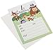 Juvale Woodland Invitation Cards - 24 Fill-In Invites for Baby's First Birthday Party, 5 x 7 Inches, Postcard Style