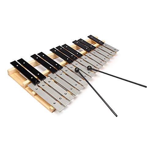 ZUINIUBI Xylophone Glockenspiel 25 Note Educational Musical Instruments Toys Mallet Percussion Orff for Kids Toddler - Thumbnail 4