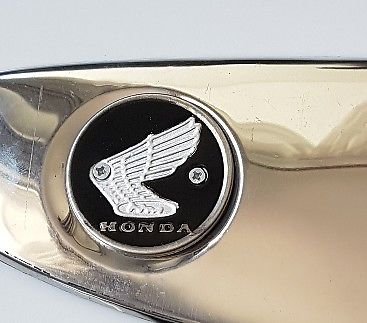 Two 2 Fuel Tank Badge Emblem For Honda Motorcycle Models Ss50 S50 S90 Ss90 Cl50 Cl70 90 100 Cd50 Cd70 And Cd90 With Screws Buy Online In Cambodia At Desertcart