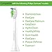 Guhiwuk Toothbrush Brush Heads Replacement for Philips Sonicare DiamondClean HX6064 Fits HealthyWhite, Plaque Control, Gum Health, HydroClean, PowerUp Electric Toothbrush Handle,8 Pack