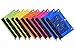 OMURA Pencil Pouch w/Mesh Windows, Zippered & Standard 3-Ring Binder,Pack of 10
