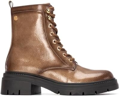 - Bota Militar Bege Feminina - Calçado Confortável e Versátil - Moda Casual - Modelo 14429603 (Tamanho: 36)