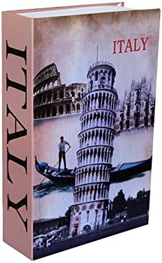 Book Safe with Combination Lock Portable Password Safe Book Home Dictionary Diversion Metal Safe Lock Box for Creative Gift