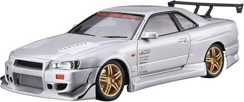 Amazon.com: Aoshima URAS ER34 Skyline Type-R '01 Nissan 1:24 Scale