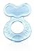 Nuby Silicone Teethe-eez Teether with Bristles, Includes Hygienic Case, Blue primary
