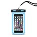 Aie Universal Waterproof Case/Bag for Samsung Galaxy S6 and Iphone 6/6 Plus up to 6.0" diagonal, Best Water Proof, Dust Dirt Proof, Snowproof Pouch, Blue
