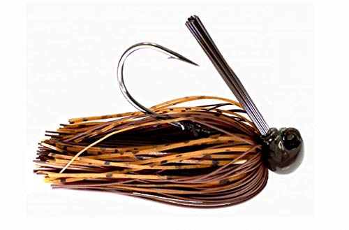 Photo 1 of DOBYNS RODS Spotted BASS Special JIG 3/8 OZ/GAMA Hook 4/0 / 3 Pack / 2TONE Brown Craw