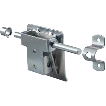 Prime-Line Products GD 52241 Garage and Shed Latch, Tamper Proof with Fastners, Heavy Duty Steel