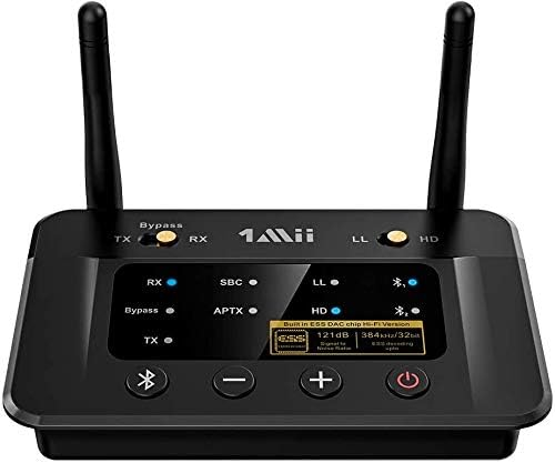 1mii Bluetooth Transmitter 5 0 Bluetooth Audio Receiver Bluetooth Receiver Dac 2 Devices Simultaneous Transmitting Aptx Ll Low Latence Aptx Hd High Sound Quality Aac Sbc Optical Digital Analog Converter 3 5mm Aux Rca Compatible With Amazon Co Jp