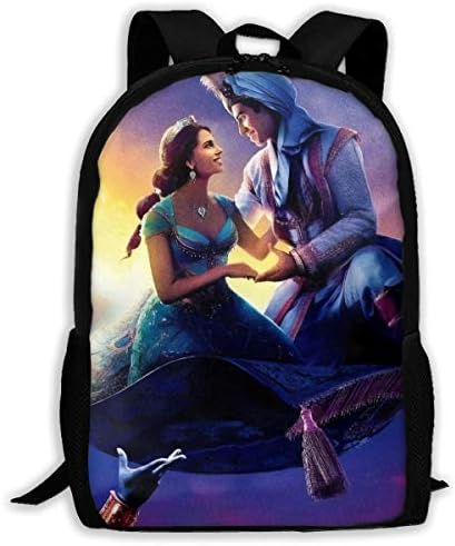 Aladdin School Backpack Lunch Bag Set School Bag Boys&Girls Bookbag Travel Daypack