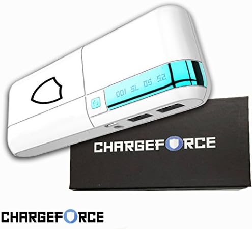 ChargeForce PowerBank External Portable Charger 10,000 mAh Blue by RosenElectrics - Iphone, Ipad, Ipod, Android and tablets