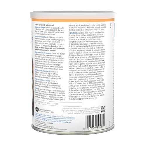 PetAg KMR Kitten Milk Replacer Powder - 12 oz - Powdered Kitten Formula with Prebiotics, Probiotics & Vitamins for Kittens Newborn to 6 Weeks Old - Easy to Digest