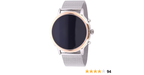 Fossil Smartwatch Pantalla táctil para Mujer de Connected con Correa en  Malla de Acero Inoxidable FTW6061 : Amazon.es: Relojes