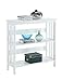 Convenience Concepts Mission 3-Tier Bookcase, White