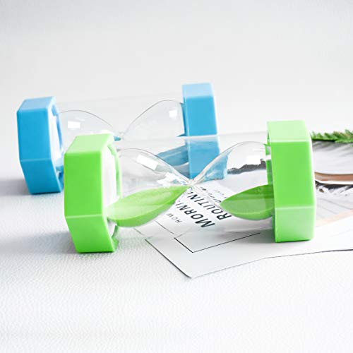 Sand Timer,XINBAOHONG Hourglass Sand Timer 5 Minutes 15 Minutes Timer Clock for Kids Games Classroom Home Office Kitchen Use (Pack of 2)