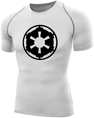Sysuer Mens Star Wars Empire Logo Base Layer Bike Wear Training Tshirt Tees