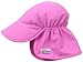 Flap Happy Baby Girls' UPF 50+ Swim Flap Hat, Azalea, Medium (6-12m)