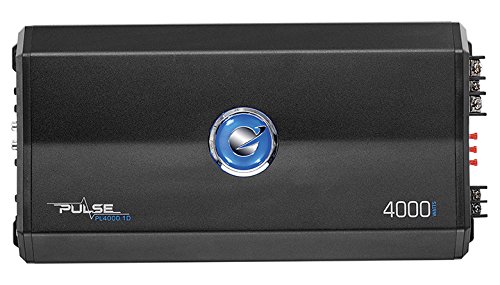 Planet Audio PL4000.1D Class D Car Amplifier - 4000 Watts, 1 Ohm Stable, Digital, Monoblock, Mosfet Power Supply, Great for Subwoofers