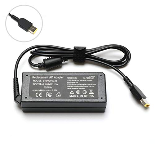 AC Adapter/Power Supply&Cord for Lenovo IdeaPad S210 S500 S510P U330P U430 U430P Z510 IdeaPad Flex 14 14D 15 15D IdeaPad Yoga 11 11S 13 13-2191 2 PRO 59370520 59370528 (20V 3.25A 65W)