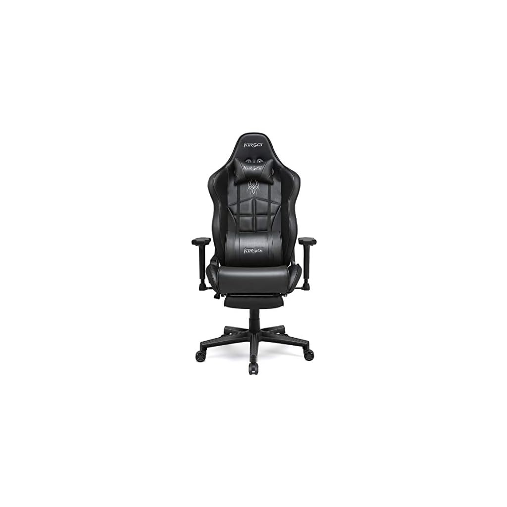 Kirogi Gaming Chair, Gamer Chair with Footrest, Ergonomic Computer