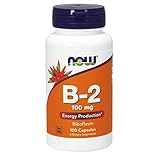 Now Supplements, Vitamin B-2 (Riboflavin) 100 mg, Energy Production*, 100 Capsules