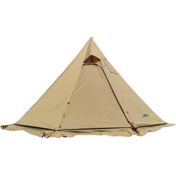 Amazon.com : Vilemoon Tipi Hot Tent with Fire Retardant Stove Jack for Flue  Pipes, 2~3 Person, Lightweight, Teepee Tents for Family Team Outdoor  Backpacking Camping Hiking (Brown) : Sports u0026 Outdoors