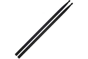 Carbon Fiber Drumsticks 5A Composite Performance Sticks, Carbon Fiber Reinforced Balanced Pair 1Pair for Jazz Drum Kit Rhythm