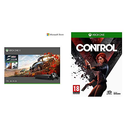 Microsoft 1TB Xbox One X Console (Free Games: Forza Horizon 4 and Forza Motorsport 7 Bundle) + Control (PS4)