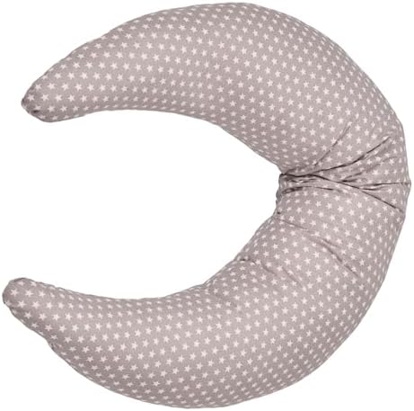 - Cuscino per gravidanza e allattamento - Fodera per cuscino maternità 100% cotone - Lavabile - Supporto per la schiena, i fianchi e le gambe della mamma