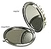 Ivenf Blue Floral Antique Flower Round Vintage Compact Metal Purse Mirror, Wedding/Thanksgiving