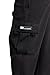 G-Style USA Men's Heavyweight Fleece Cargo Sweatpants DFP2 - BLACK - Large