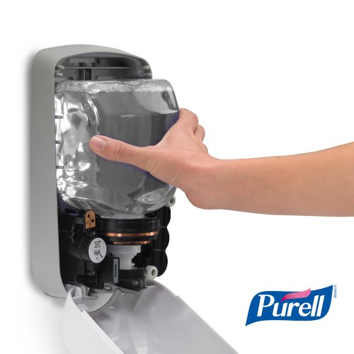 Purell TFX Touch-Free Hand Sanitizer Dispenser, Dove Grey