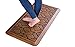 Urvigor Anti Fatigue Comfort Mats Kitchen Floor Mats Standing Mat for Standup Desks, Kitchens and Garages, Antique Light Flower Pattern (20x32x3/4-Inch, Antique)