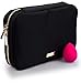 habe Makeup Brush Holder Travel Case, Makeup Brush Organizer Bag, 20 Brush Holders, Small, Compact, Fits Long and Thick Brushes, Cosmetic Bags for Women, 100% Cruelty-Free, Free Makeup Sponge Included