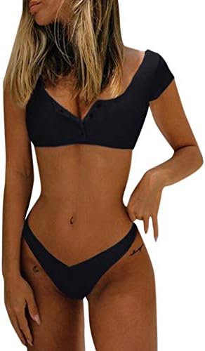 LQJstore Women Bandeau Bandage Sexy Bikini Set Brazilian Swimwear Beachwear Swimsuit