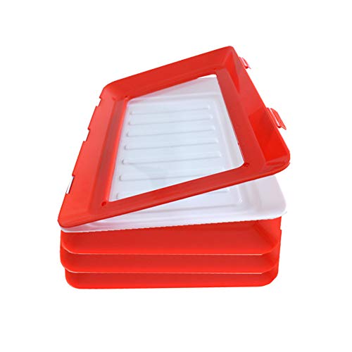 SeaHome Food Plastic Preservation Tray, 2019 New Vacuum Food Preservation Tray Healthy Seal Storage Container Set Kitchen Tools (4 packs) - Thumbnail 6
