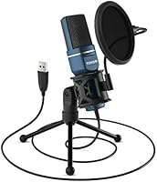 USB Microphone, TONOR Computer Condenser PC Gaming Mic with Tripod Stand & Pop Filter for Streaming, Podcasting, Vocal...