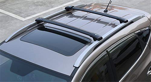 MotorFansClub Roof Rack Cross Bars for Jeep Renegade 2015 2016 2017 2018, Aluminum Luggage Rack Crossbars Cargo Rooftop Bag Carrier for Carrying Bike Kayak Canoe - Thumbnail 4