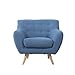 Mid Century Modern Tufted Button Living Room Accent Chair