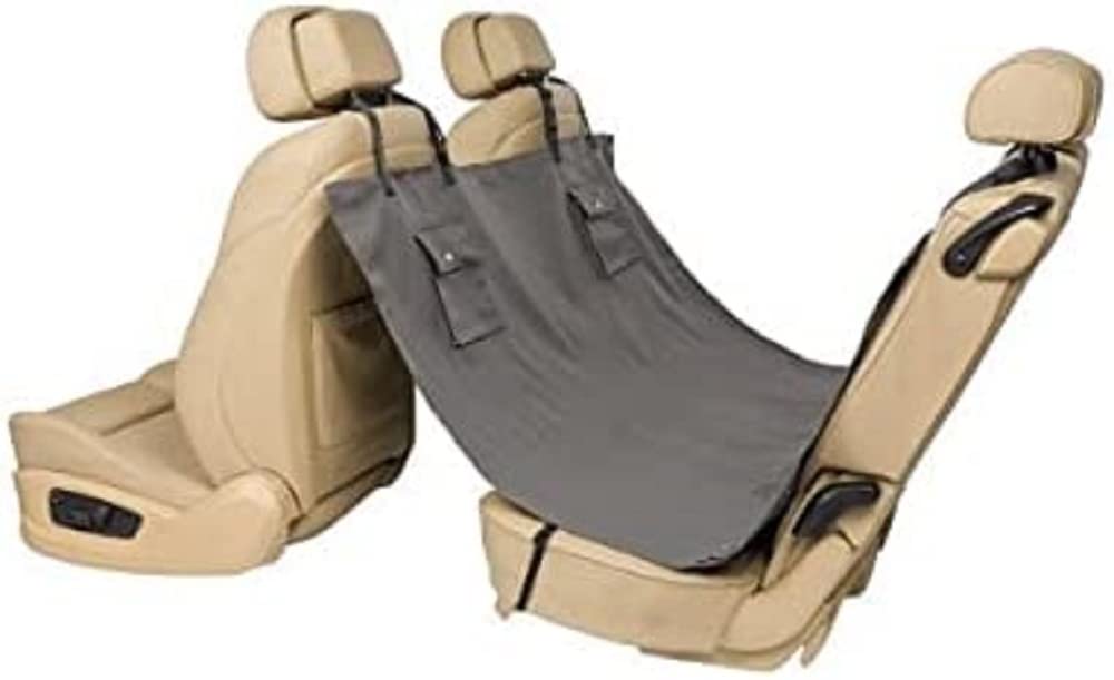 PetSafe Happy Ride Hammock Seat Cover, Waterproof, Easy Installation, Includes Storage Pockets, Grey