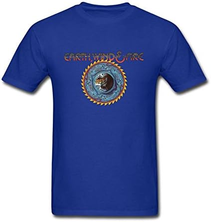 RrelmY Men's Earth Wind Fire T shirts