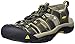KEEN Men's Newport H2 Closed Toe Water Sandals, Raven/Aluminum, 12
