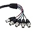 1 Ft Coax Hd15 Vga To 5 Bnc Rgbhv Monitor Cable - 1 X Hd-15 Male Vga - 5 X Bnc Female Video - 1ft - Black - Vgabncmf1