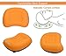 MARCHWAY Ultralight Compact Inflatable Camping Pillow, Soft Compressible Portable Travel Air Pillow for Outdoor Camp, Sport, Hiking, Backpacking Night Sleep and Car Airplane Lumbar Support (Orange)