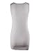 Moxeay Women Scoop Neck Cotton Extra Long Tank Top Vest (XL, 3pcs)